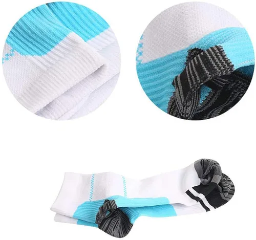 Vista 6 de Compression Socks Breathable For Men & Women Circulation - Best Support For Running Nurses Recovery Cycling Flight Athletic