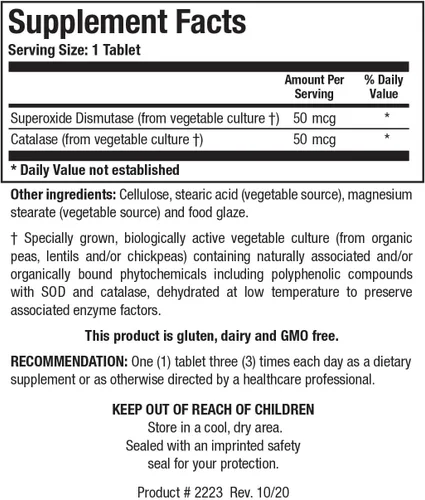 Vista 2 de BIOTICS RESEARCH Dismuzyme Plus Alta actividad antioxidante, apoya el sistema inmunológico, comodidad y flexión articular, 180 tabletas