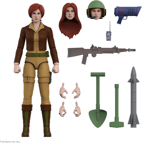 Vista 13 de Super7 ULTIMATES! G.I. Joe Cobra B.A.T. (Comic) - Figura de acción de G.I. Joe de 7 pulgadas con accesorios, coleccionables clásicos de dibujos