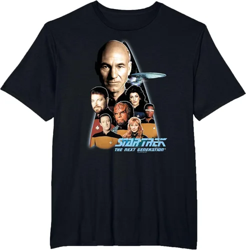Vista 4 de Star Trek The Next Generation T-Shirt Asphalt Grey