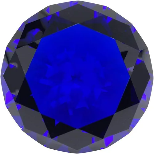 Vista 6 de TRIPACT - Pisapapeles de cristal con forma de diamante, color original, 3.937 in, grado 03