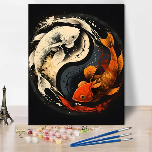 Vista 14 de TUMOVO Pintura por números para adultos, Golden Retriever, pintura por números, pintura acrílica DIY para adultos y niños, pintura por números niños