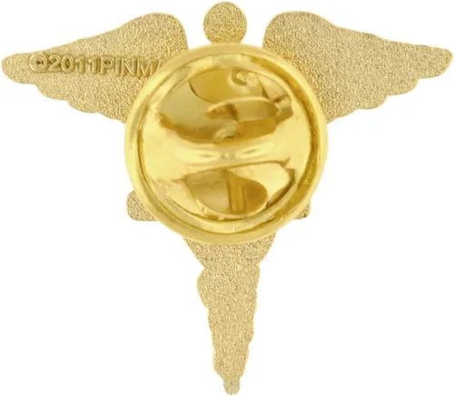 Vista 13 de PinMart s Caduceus - Pin de solapa esmaltado para enfermería, insignia ideal para CNA, accesorios de asistente médico, insignia de enfermera