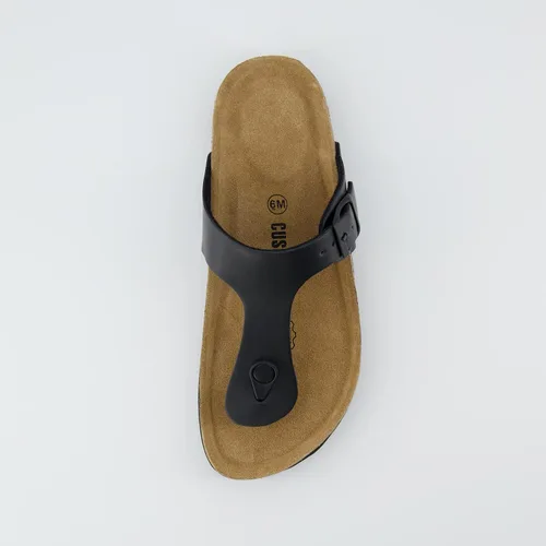 Vista 6 de Cushionaire Leah - Sandalias con plantilla de corcho para mujer, muy cómodas
