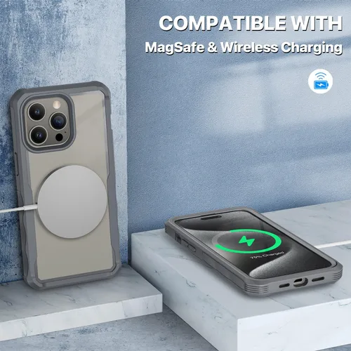 Vista 123 de CENHUFO Funda de privacidad para iPhone 11 Pro, funda de cuerpo completo con protector de pantalla de privacidad de vidrio templado 9H integrado