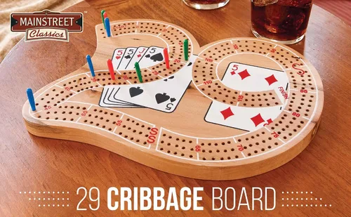 Vista 9 de Mainstreet Classics juego de Cribbage tradicional, de madera, 29 pulgadas (versión US)