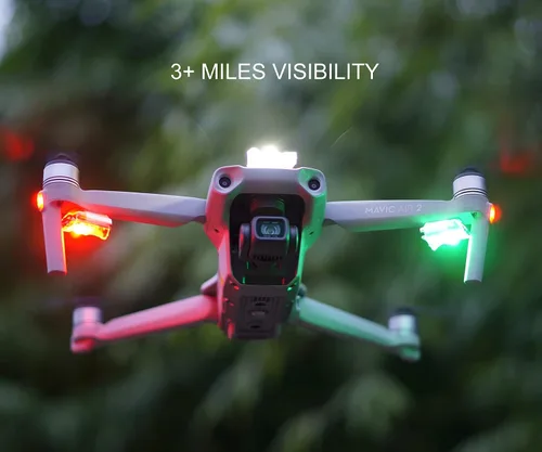 Vista 4 de VIFLY Paquete de zumbador de luz estroboscópica para drones