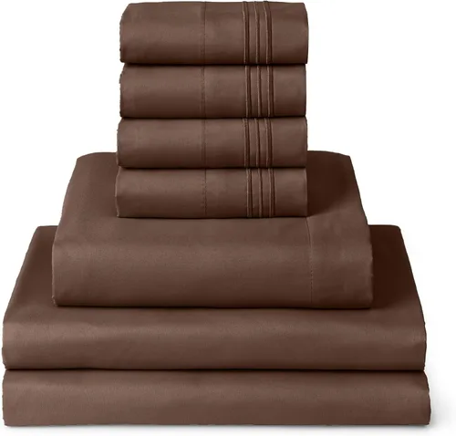 Vista 17 de Mellanni Juego de sábanas Twin XL - Juego de ropa de cama de 4 piezas de la colección icónica, (incluyendo 2 fundas de almohada), bolsillo profundo