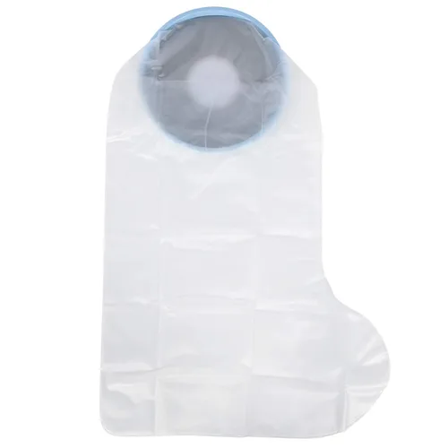 Vista 6 de ZJchao Fundas de pie para heridas y fracturas, protector de ducha elástico impermeable para heridas de piernas y fracturas, material de PVC, 28 x 10