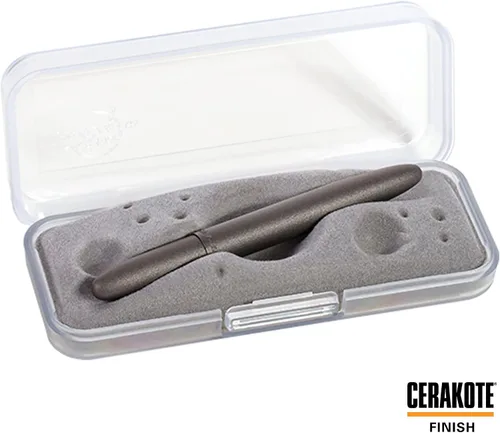 Vista 2 de Fisher Space Pen Cerakote Serie 400 - Bolígrafo presurizado + revestimiento de polímero Cerakote que ofrece durabilidad, dureza y resistencia a