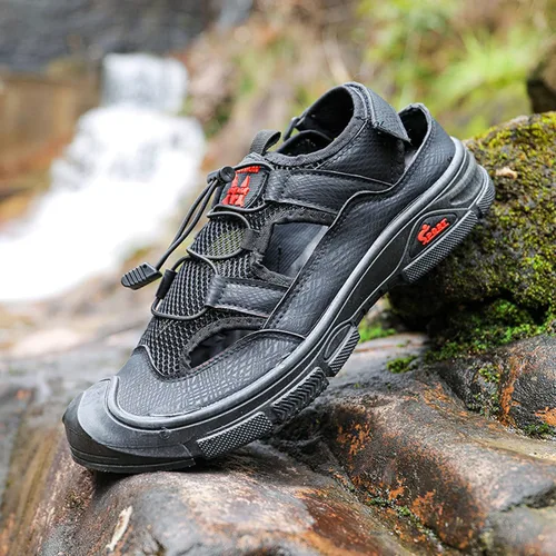 Vista 6 de YUHAOTIN Zapatos de cancha de tenis para hombres y hombres zapatos de agua transpirables zapatos casuales transpirables antideslizantes zapatos