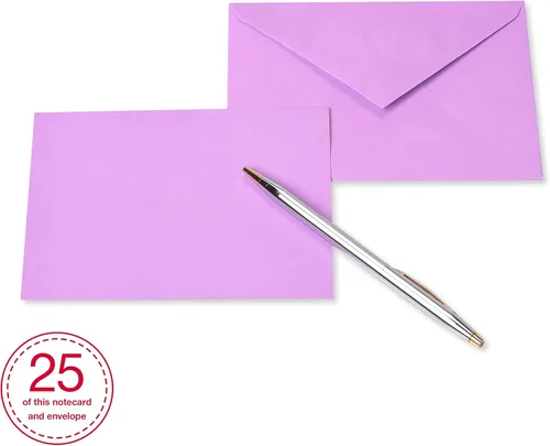 Vista 16 de American Greetings Tarjetas en blanco de un solo panel con sobres, colores arcoíris (200 unidades)