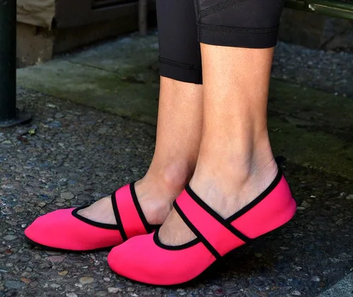 Vista 2 de Futsole - Zapatos de cara suave para interiores y exteriores, calzado plegable y flexible para deportes, ejercicio, yoga o viajes, zapatos de baile