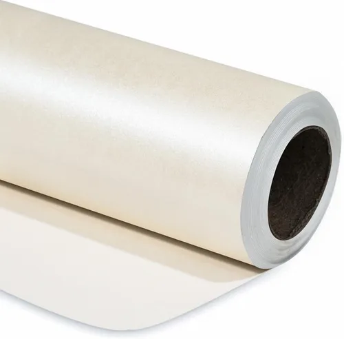 Vista 39 de RUSPEPA Papel de regalo negro mate, color liso perlado, papel lustre perfecto para bodas, cumpleaños, Navidad, baby shower, 17 pulgadas x 32.8 pies