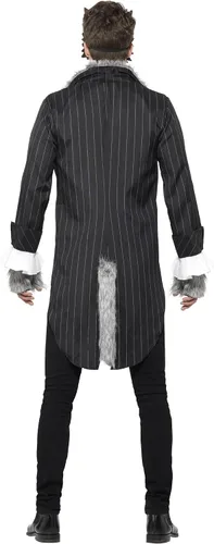 Vista 3 de Smiffys mens Deluxe Big Bad Wolf Costume, Grey