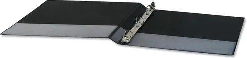 Vista 2 de Universal 20701 Deluxe - Carpeta con anillas redondas, capacidad de 1/2 pulgada, color negro
