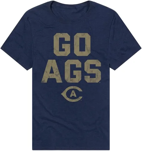 Vista 19 de Campus Lab Official NCAA Distressed Spirit Phrase Collegiate Classic Ring-Spun T-Shirt Unisex for Men & Women Collection