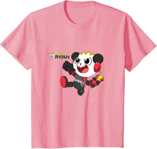 Vista 55 de Ryan's World Super Spy Combo Panda Camiseta, gris, S Asfalto