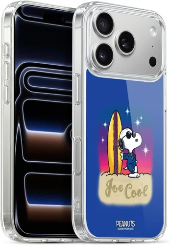 Vista 62 de Head Case Designs Funda de gel con licencia oficial de Peanuts Beach Surf Snoopy Boardwalk Airbrush [protección de grado militar] compatible