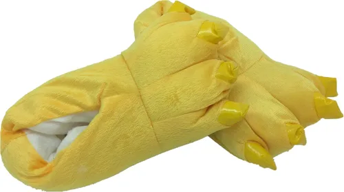 Vista 34 de Zapatos de casa cálidos de felpa con pies de animales para disfraz