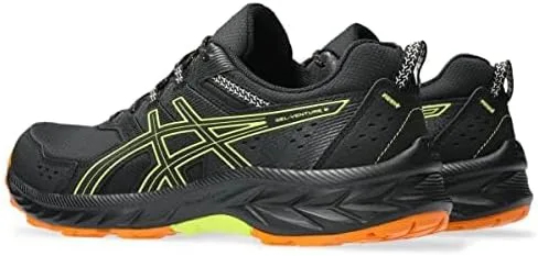 Vista 9 de ASICS Zapatillas Gel-Venture 9 para hombre, Negro (BlackNeon Lime)