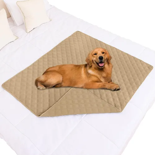 Vista 194 de Smiry Funda Impermeable para Cama de Perro Manta para Mascotas, Manta Suave y Lavable para Perros para Muebles Cama Sofá Sofá Reversible, a Cuadros
