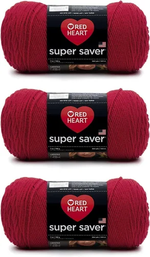 Vista 78 de Red Heart Hilo Super Saver, paquete de 3, Monet 3