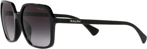 Vista 3 de Ralph by Ralph Lauren Ra5291u - Gafas de sol cuadradas de ajuste universal para mujer, Gris (Gradient Grey), 56 mm