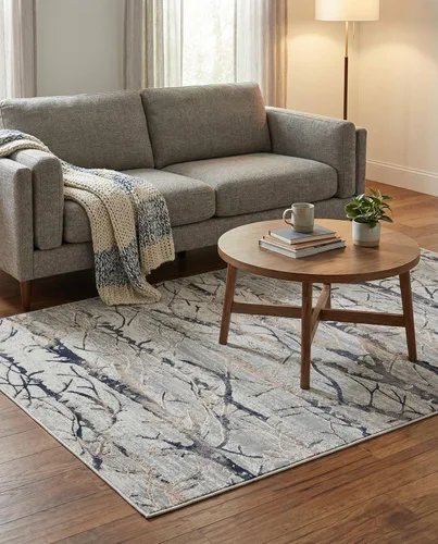 Vista 29 de Rugs.com Alfombra de la colección Finsbury, alfombra mediana gris de 2 x 3 pies, perfecta para salas de estar, comedores grandes, planos abiertos