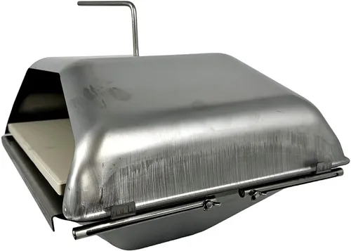Vista 2 de Pellethead Accesorio para horno de pizza para parrillas de pellets – Convierte Traeger, Pit Boss, GMG y Camp Chef en horno de pizza al aire libre