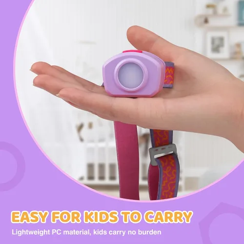 Vista 8 de EverBrite Linterna frontal LED recargable para niños con modo RGB y diadema ajustable, 3 modos multicolor para acampar, leer, explorar, senderismo