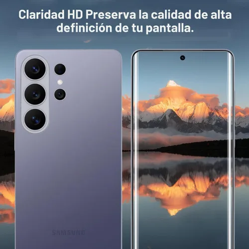 Vista 6 de Paquete de 2+2 protectores de pantalla de película de TPU suave y flexible para Samsung Galaxy S26 Ultra y protector de lente de cámara, cobertura