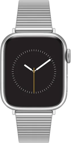 Vista 13 de Anne Klein Correa de acero inoxidable para Apple Watch, segura, ajustable, correa de repuesto para Apple Watch, se adapta a la mayoría de muñecas