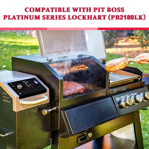 Vista 3 de Repuesto 80042 WiFi PID digital PID piezas para PB2180LK, compatible con Pit Boss Lockhart Platinum Pellet/Smoker Combo Grill, viene con función