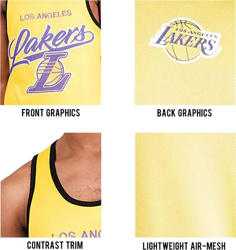 Vista 5 de Ultra Game Camiseta sin mangas oficial de la NBA para hombre