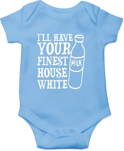 Vista 7 de I'll Have Your Finest House White - Body de una pieza para bebé divertido y lindo Negro