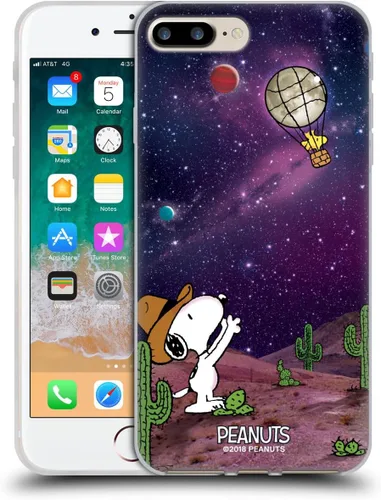 Vista 37 de Head Case Designs Funda de gel con licencia oficial de Peanuts Nebula Cactus Needles Snoopy Space Cowboy [protección de grado militar] compatible