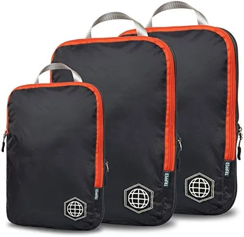 Vista 10 de Compression Packing Cubes Set for Travel - Lightweight, Durable Clothes Organizer for Carry-On Luggage and Suitcases by TRIPPED Travel Gear