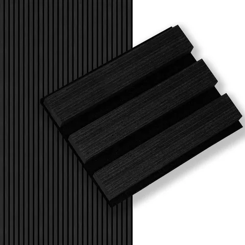 Vista 25 de Smartstandard Panel de Pared de Listones de Madera de Muestra, Paneles de Pared de Madera Insonorizados, Paneles de Madera Acústicos para Pared