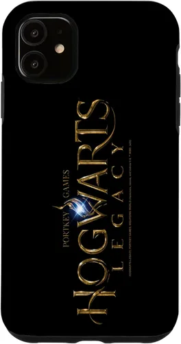 Vista 5 de Funda para iPhone 15 Hogwarts Legacy White Flame Gold Logo V2