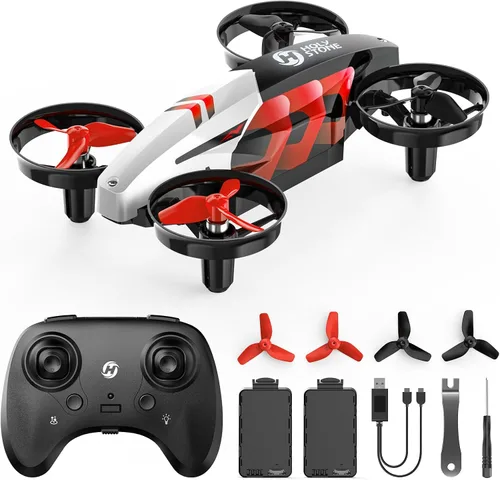 Vista 10 de Holy Stone HS210T Drones para niños, 2 en 1 MINI Drone de interior con modo Land & Fly, cuatro deformaciones de postura, cuadricóptero RC con giro
