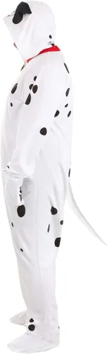 Vista 6 de Disfraz de Pongo de Disney 101 Dálmatas, overol dálmata de una pieza para cosplay, disfraces y Halloween