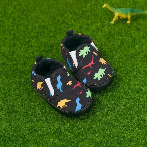 Vista 7 de Meckior - Zapatos para recién nacidos, tipo mocasines de lona con suela suave para recién nacidos, bebés, niños y niñas que estén dando sus primeros