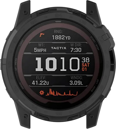 Vista 3 de TenCloud Tactix 7 Fundas de reloj compatibles con Garmin tactix 7/tactix 7 Pro Funda protectora resistente a los arañazos para Garmin Tactix 7 Pro