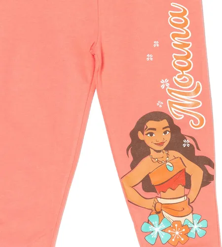 Vista 5 de Disney Princess Frozen Moana Belle Rapunzel Jasmine Ariel Cenicienta Paquete de 2 pantalones para niños pequeños a niños grandes