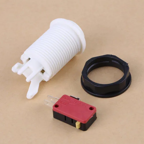 Vista 7 de Botón de juego, 1P 2P jugador botón DIY kit piezas de juego para joystick GamesArcade Videojuegos