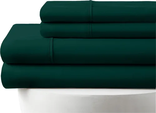 Vista 12 de Twin Size 4-Piece Sheet Set 1000 Thread-Count 100% Egyptain Cotton, 1000TC Soft, Breathable, Long-Staple Cotton Sateen Weave, Fits 19 Inches Extra