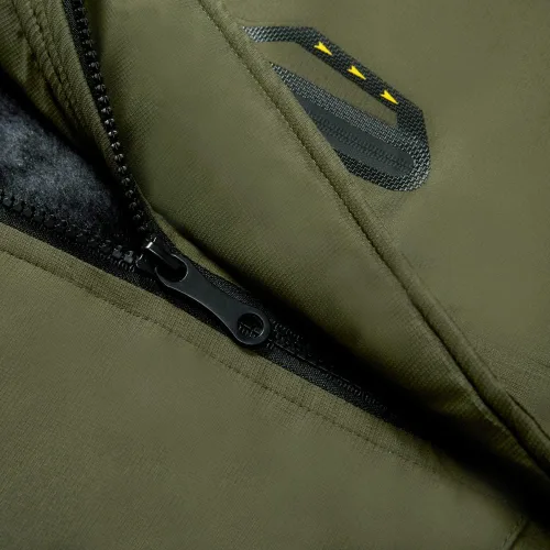 Vista 5 de Chaqueta de esquí impermeable de montaña para hombre, rompevientos de invierno, cálida, con capucha, para snowboard