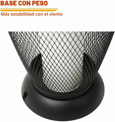 Vista 8 de Solar Yard Lámpara solar de pie para exteriores, pantalla de alambre de metal, linterna LED moderna parpadeante para exteriores, resistente a