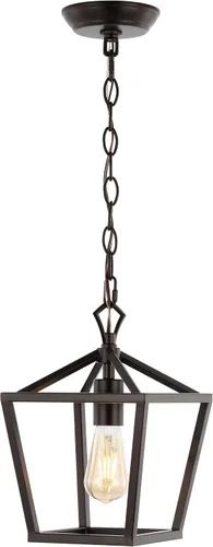 Vista 15 de JONATHAN Y JYL7601A - Lámpara de pagoda regulable y ajustable de metal LED, clásica, tradicional de estilo granja para comedor, sala de estar